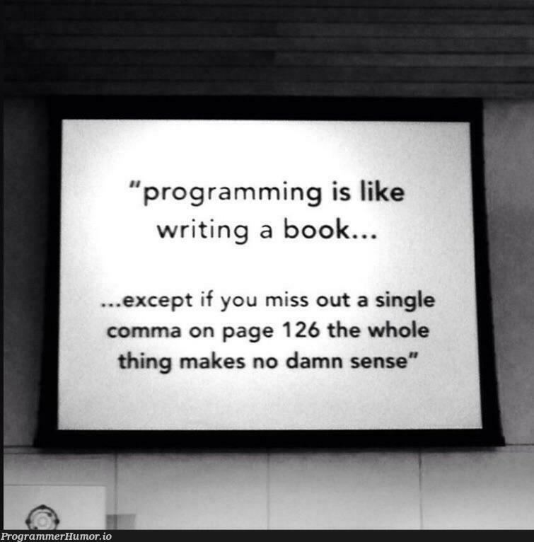 Book Bk = new Book(); | programming-memes, program-memes | ProgrammerHumor.io