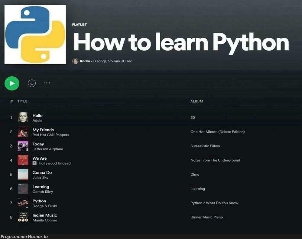 howToLearnPython | python-memes, ux-memes | ProgrammerHumor.io