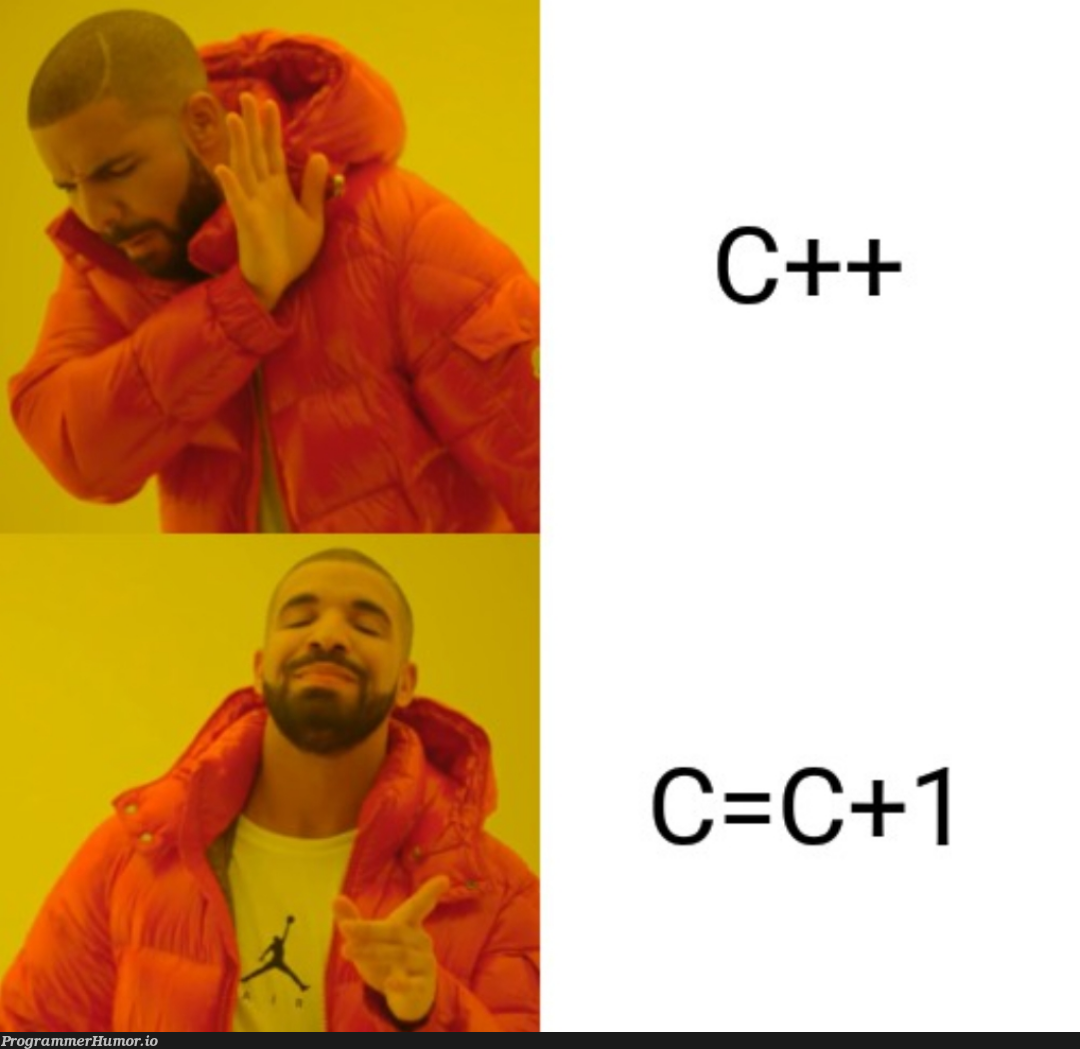 incrementBeLike | c++-memes | ProgrammerHumor.io