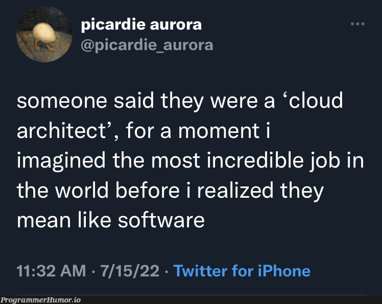 :( | software-memes, iphone-memes, cloud-memes, twitter-memes | ProgrammerHumor.io