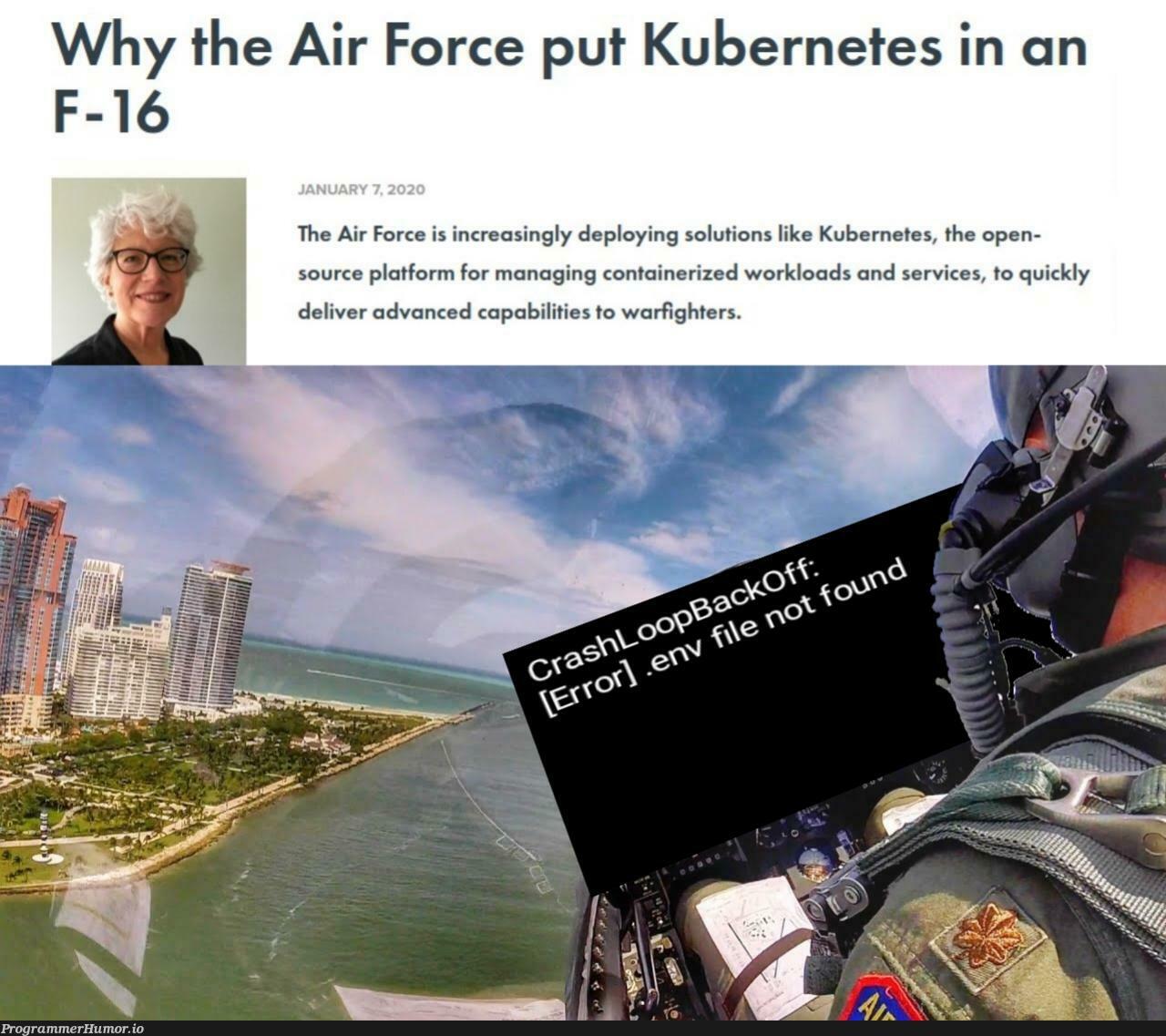 abortMissionWeForgotToAddEnv | kubernetes-memes, container-memes | ProgrammerHumor.io