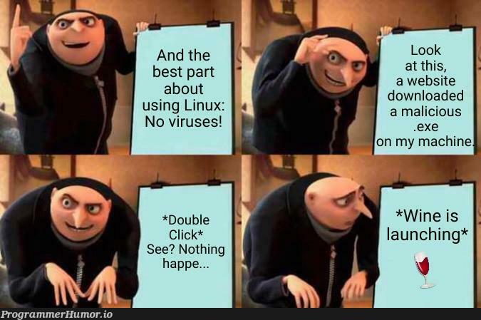 When you're so engrossed in selling Linux to your Windows friends that you score an own goal by mistake. | linux-memes, web-memes, website-memes, ux-memes, virus-memes, windows-memes, cli-memes | ProgrammerHumor.io