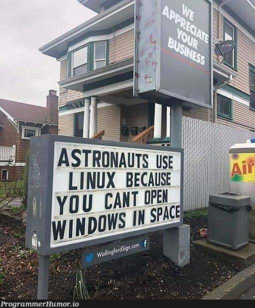 well it makes sense, so- | linux-memes, ux-memes, IT-memes | ProgrammerHumor.io