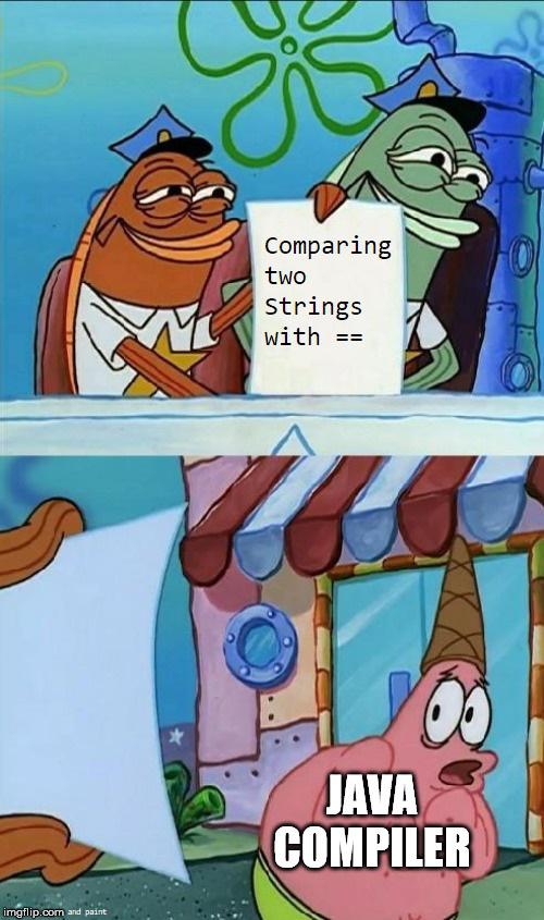 don't do it! it scares him! | string-memes, IT-memes | ProgrammerHumor.io