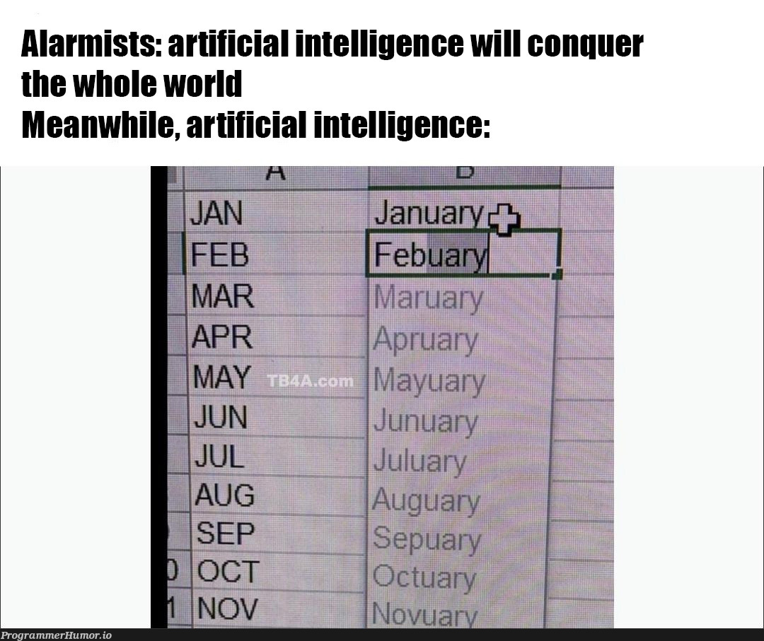 How scary... | artificial intelligence-memes | ProgrammerHumor.io