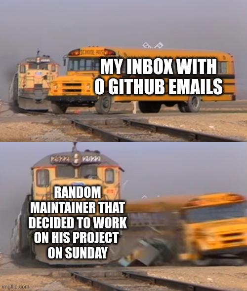 randomMaintainersOnSundayBeLike | random-memes | ProgrammerHumor.io