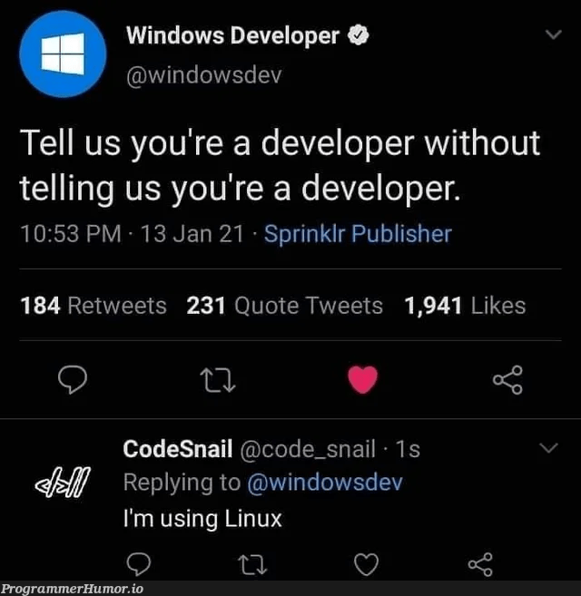 microsoftGotLaid | developer-memes, code-memes, windows-memes, microsoft-memes, retweet-memes | ProgrammerHumor.io