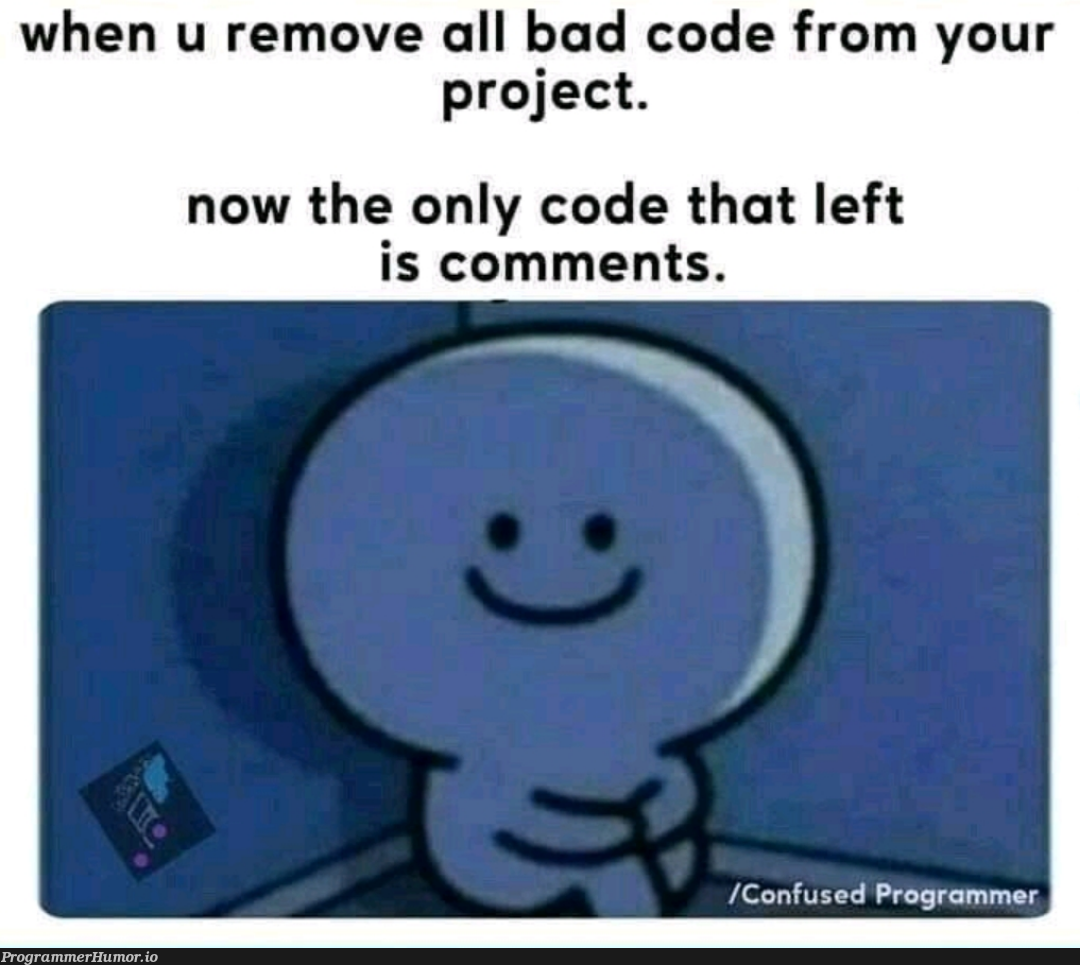 absolutelyTrue | programmer-memes, code-memes, program-memes, bad code-memes, comment-memes | ProgrammerHumor.io