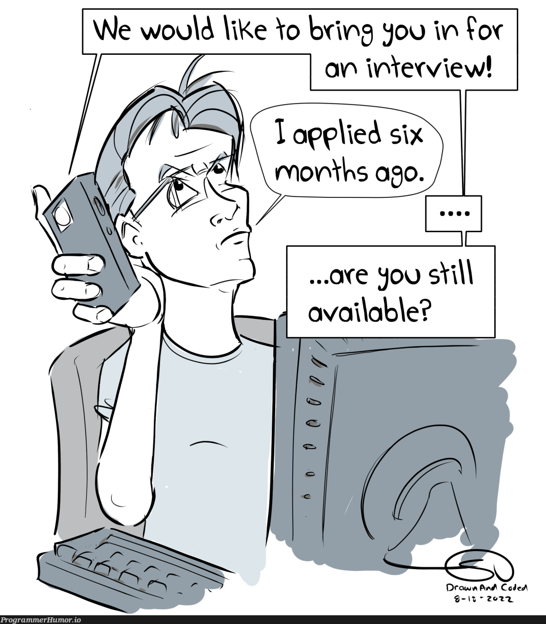 The Job Search ( 4 of 4 ) | search-memes, interview-memes | ProgrammerHumor.io