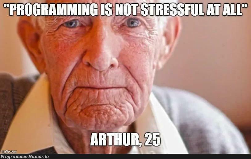 programmingIsNotStressful | programming-memes, program-memes | ProgrammerHumor.io