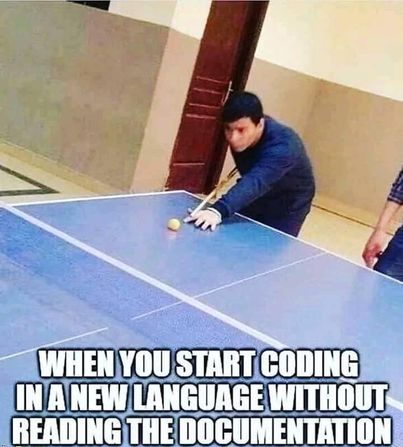 thisIsWhyYouNeedToReadTheDocumentation | documentation-memes | ProgrammerHumor.io