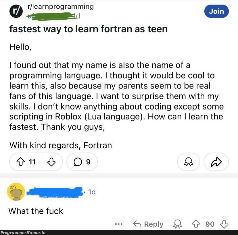 holyFuck | programming-memes, coding-memes, program-memes, fortran-memes, test-memes, IT-memes, rds-memes, language-memes, programming language-memes | ProgrammerHumor.io