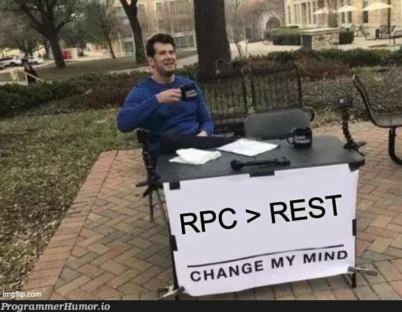 RPC > REST | rest-memes | ProgrammerHumor.io