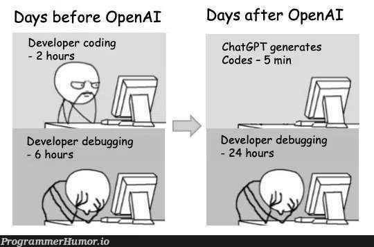AI generated code quality | coding-memes, developer-memes, code-memes, debugging-memes, bug-memes, debug-memes | ProgrammerHumor.io