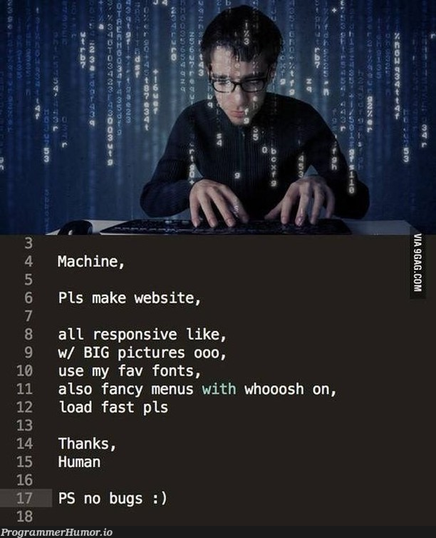 thisIsHowNonCoderAndMyClientThinksICode | code-memes, coder-memes, web-memes, website-memes, bugs-memes, bug-memes, machine-memes, cli-memes, mac-memes | ProgrammerHumor.io