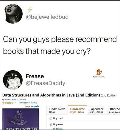 sadnessAndFear | java-memes, data structures-memes, data-memes, algorithm-memes, algorithms-memes | ProgrammerHumor.io