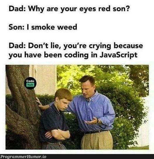 heWasPeerPressuredIntoIt | coding-memes, javascript-memes, java-memes | ProgrammerHumor.io