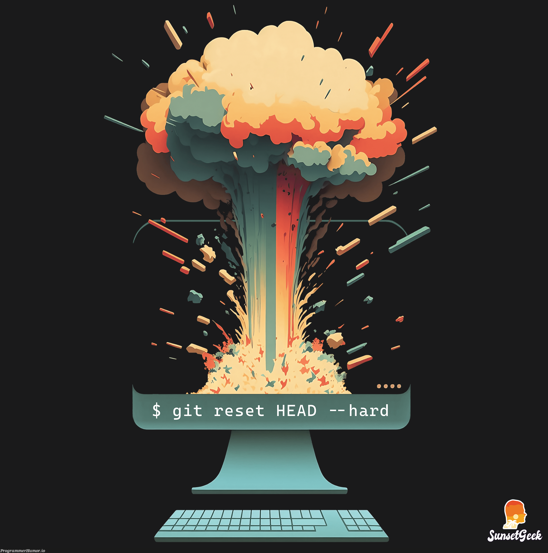 [OC] Git nuclear option | git-memes | ProgrammerHumor.io