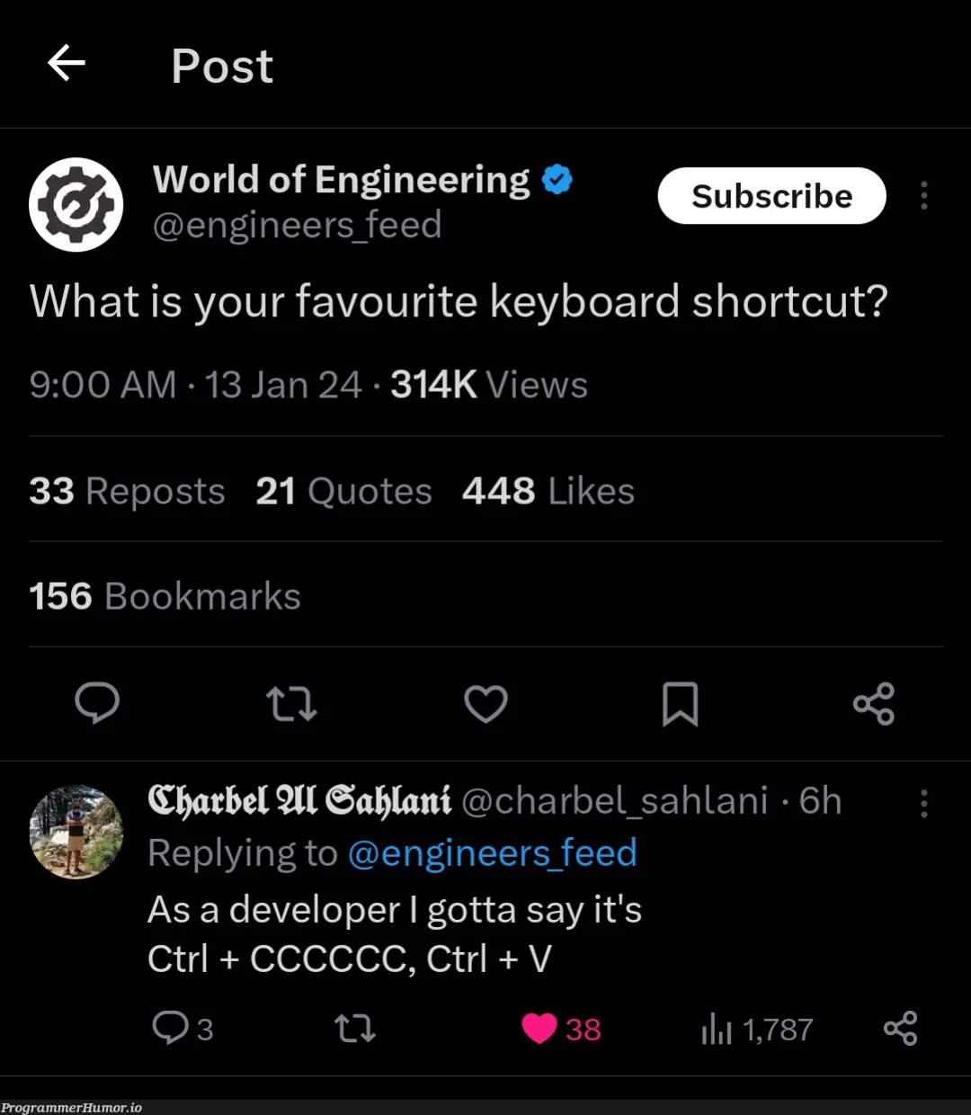 favouriteShortcut | developer-memes, engineer-memes, engineering-memes | ProgrammerHumor.io