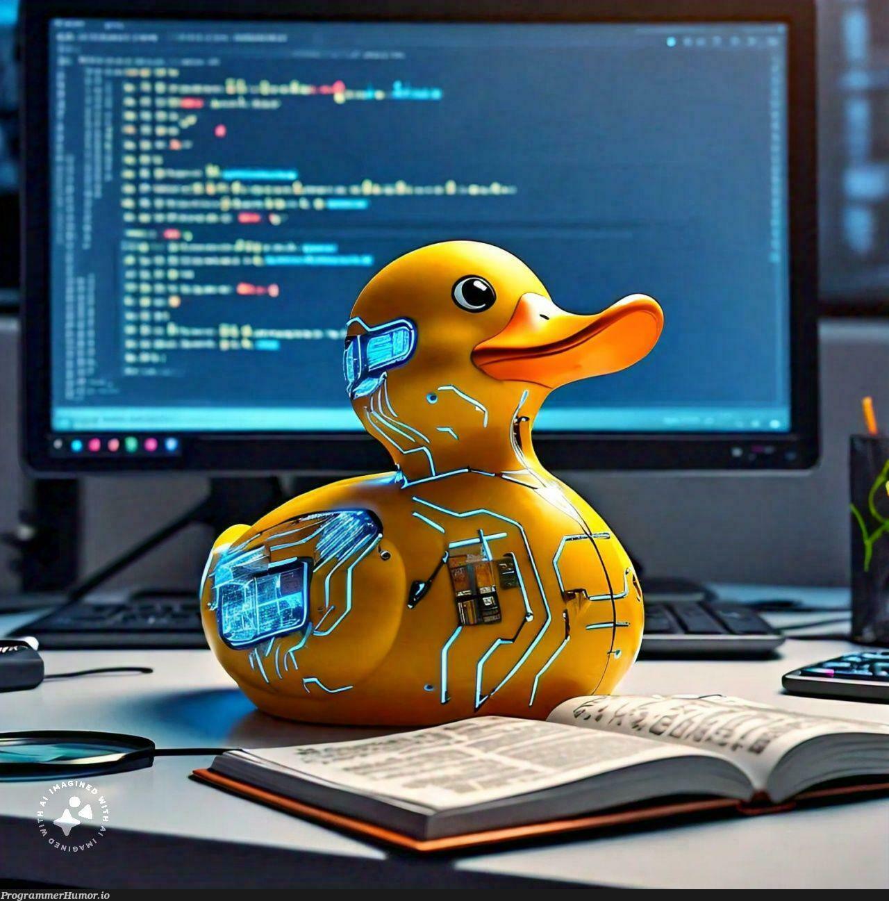 howComesNobodyHasMadeAnAiDrivenTalkingRubberDuckForUsYet | ProgrammerHumor.io