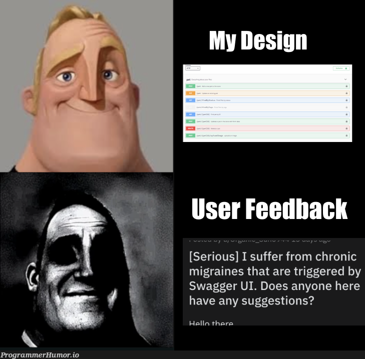 swaggerUIisArT | ProgrammerHumor.io