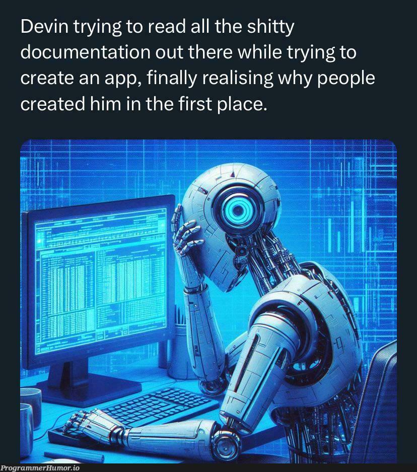 devinReadingTheDocs | try-memes, documentation-memes, cs-memes | ProgrammerHumor.io