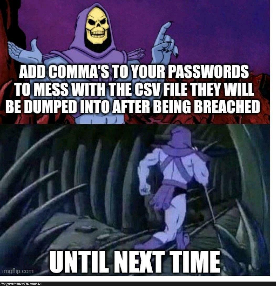 Saw this, had to share here | password-memes, rds-memes | ProgrammerHumor.io