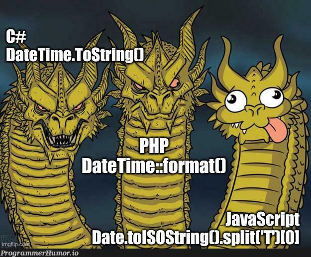 formatADateObjectIntoYyyyMmDd | javascript-memes, php-memes, java-memes, string-memes, date-memes, datetime-memes, object-memes | ProgrammerHumor.io