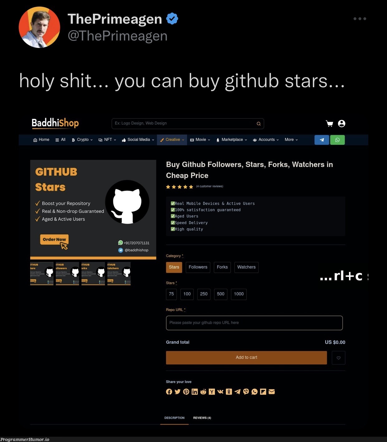 githubInfluencers | git-memes, github-memes, fork-memes | ProgrammerHumor.io