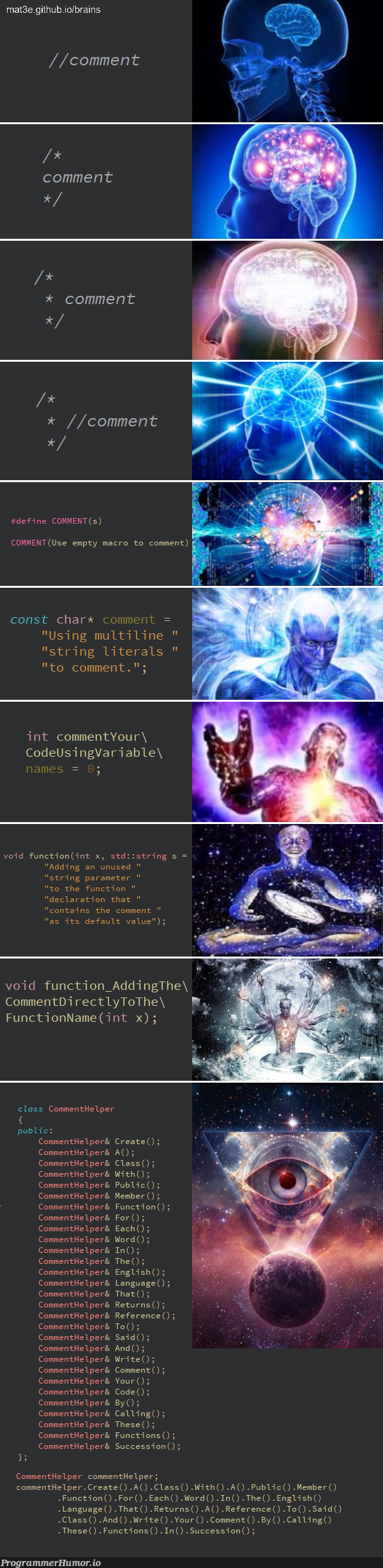 Code comments | code-memes, string-memes, function-memes, class-memes, language-memes, comment-memes, public-memes | ProgrammerHumor.io