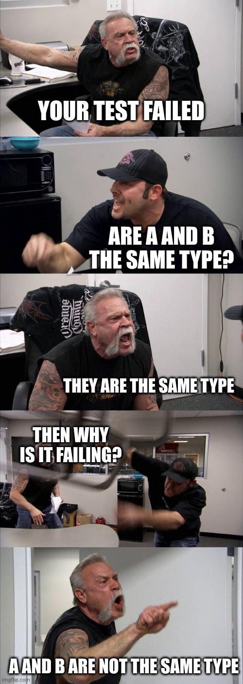 notAllTypesAreEqual | ProgrammerHumor.io