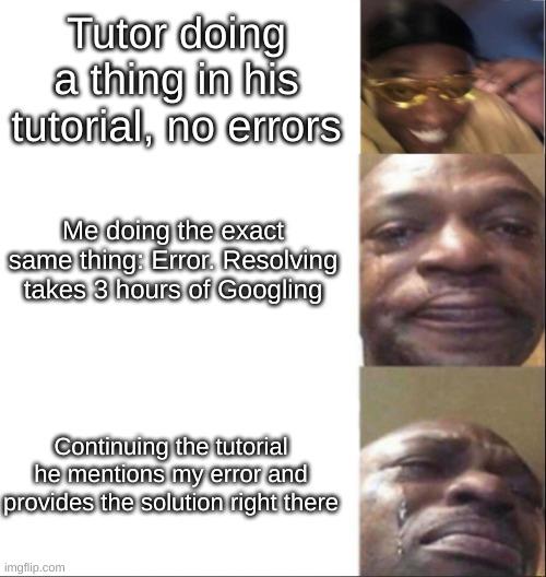 iCantBeTheOnlyOneWithThisRecurringExperience | ide-memes | ProgrammerHumor.io