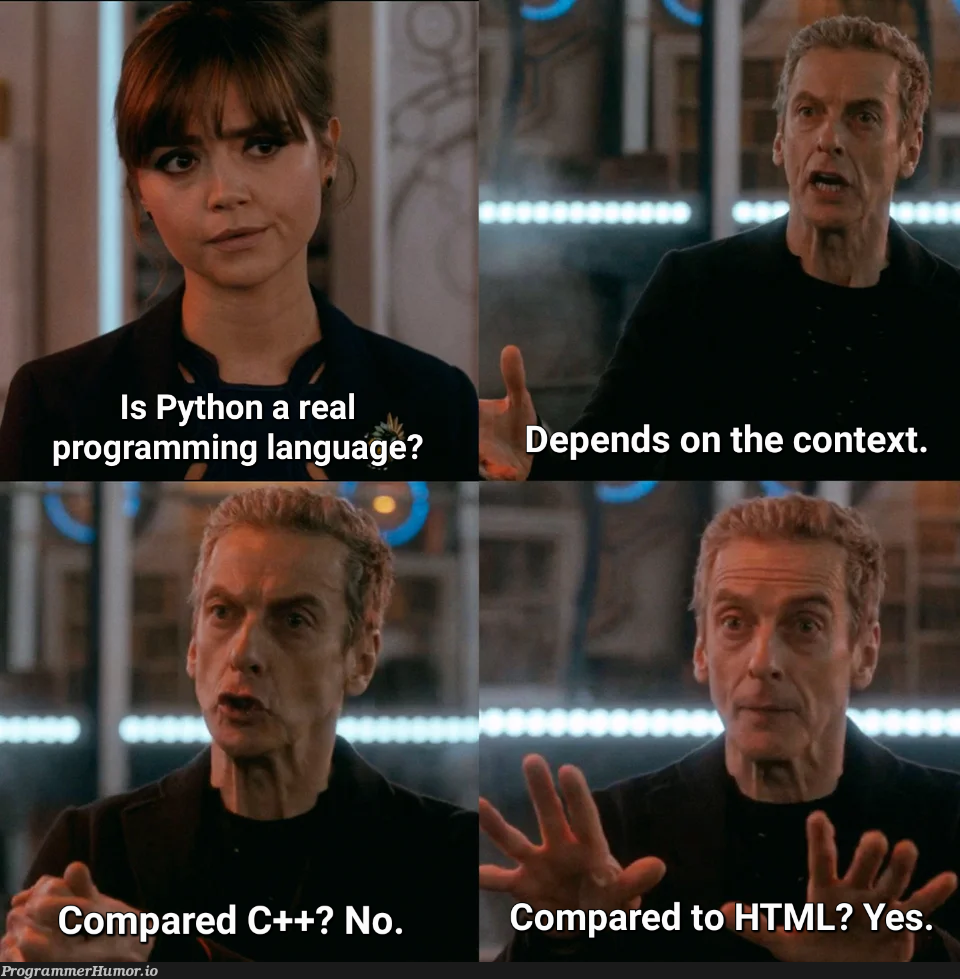 everything is relative | programming-memes, html-memes, python-memes, program-memes, c++-memes, ML-memes, language-memes, programming language-memes | ProgrammerHumor.io