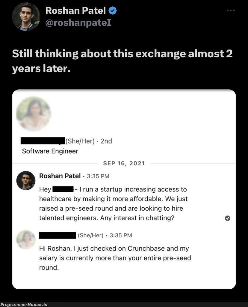 Emotional damage | software-memes, engineer-memes, software engineer-memes, rest-memes, IT-memes, startup-memes | ProgrammerHumor.io
