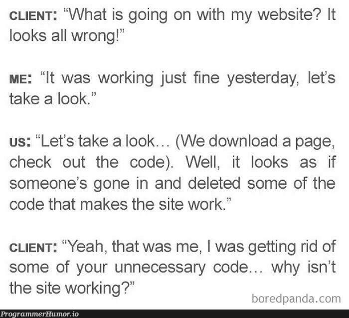 Some clients are a nightmare | code-memes, web-memes, website-memes, cli-memes, IT-memes | ProgrammerHumor.io