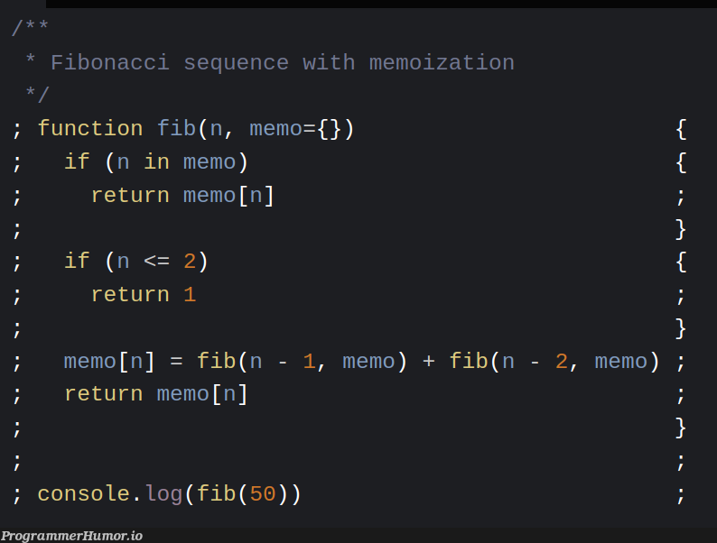 theCursedJsBoxModel | function-memes, console-memes, fibonacci-memes | ProgrammerHumor.io