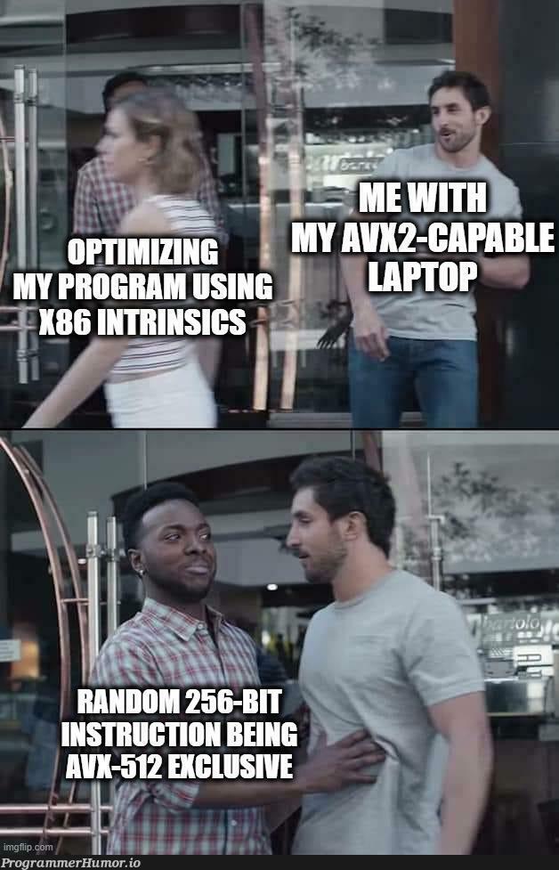 whyAreYouLikeThisIntel | ProgrammerHumor.io