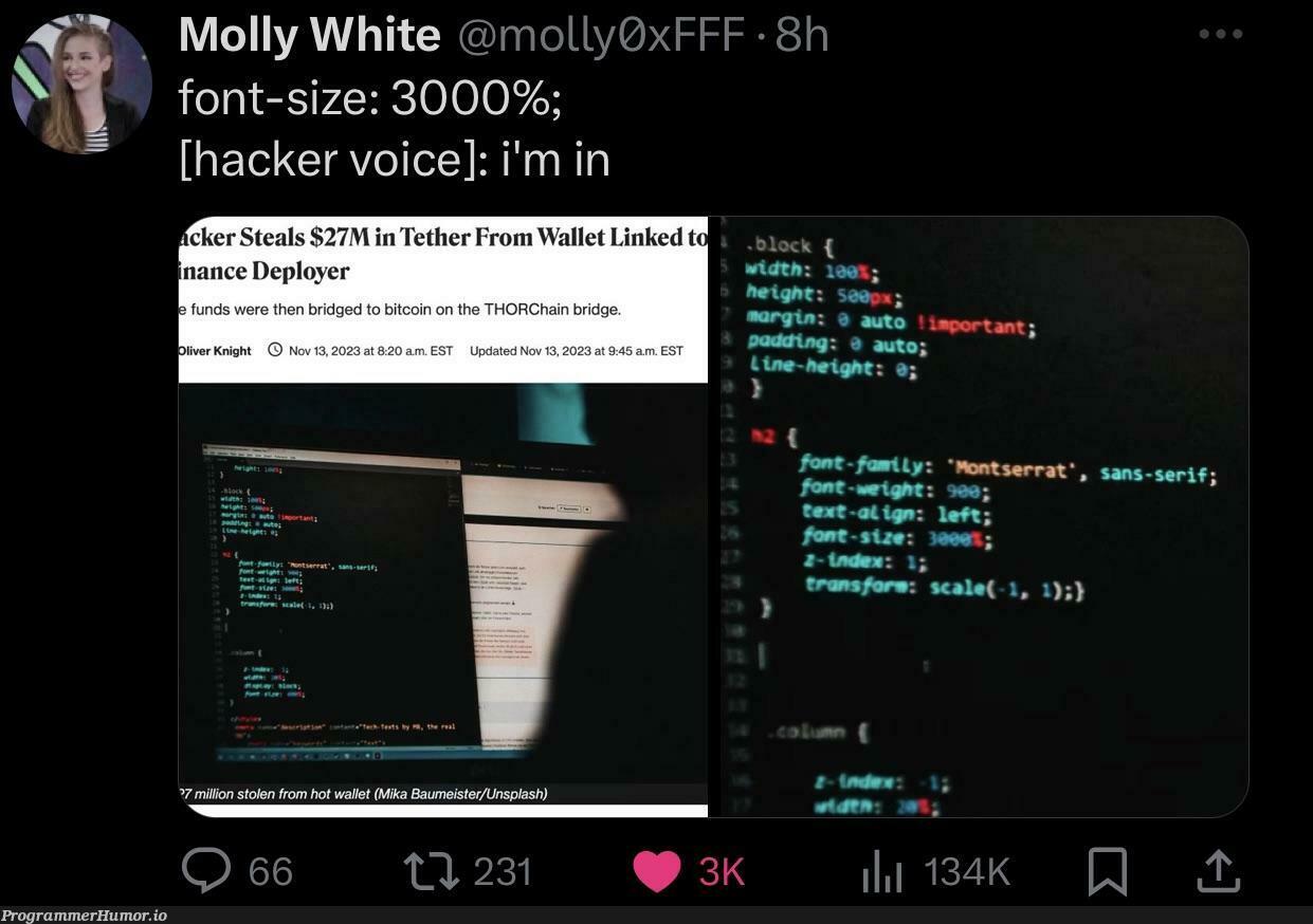 classicFontSizeExploit | hacker-memes, class-memes, exploit-memes | ProgrammerHumor.io