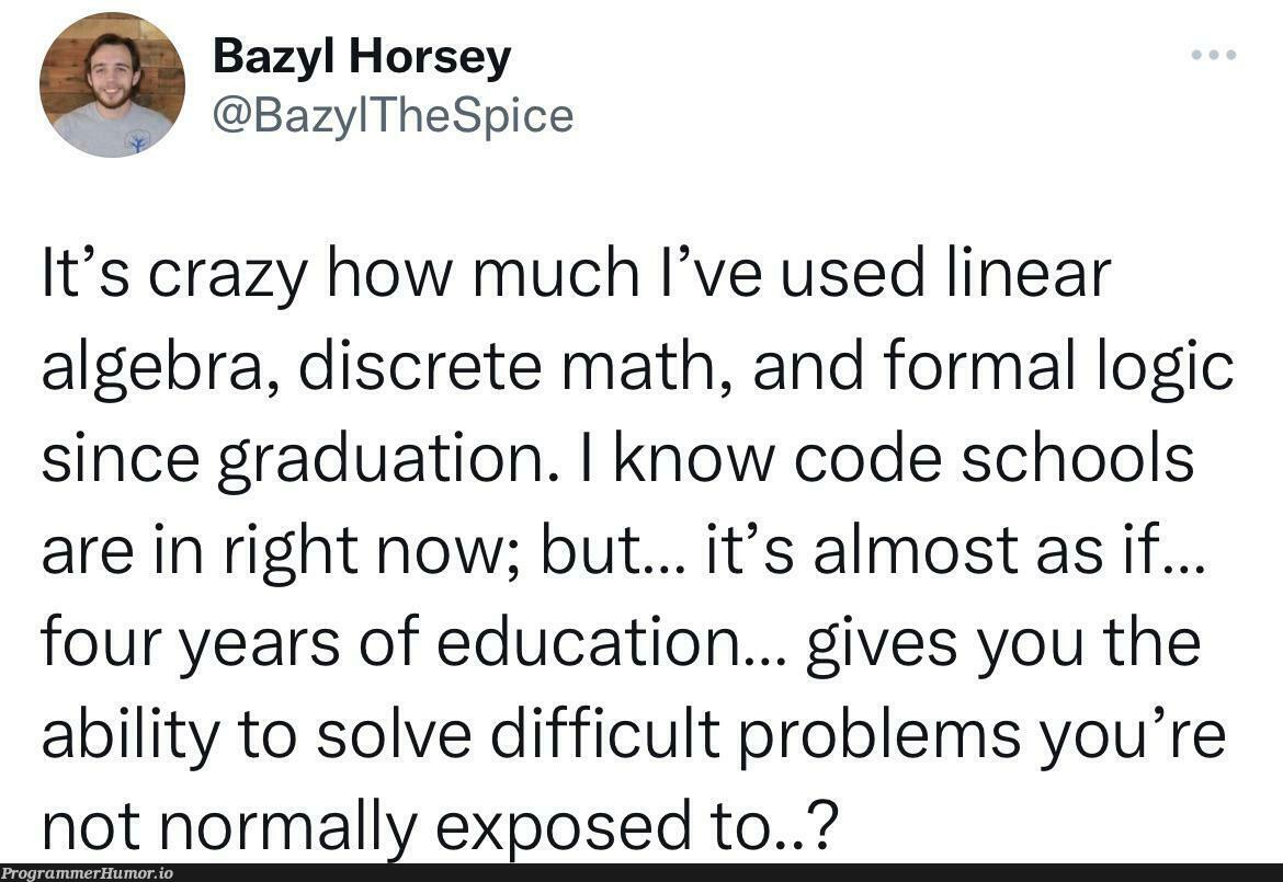 What if education is not so bad | code-memes | ProgrammerHumor.io