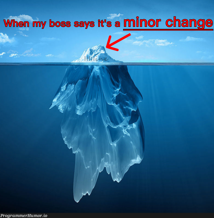 minorChange | ProgrammerHumor.io