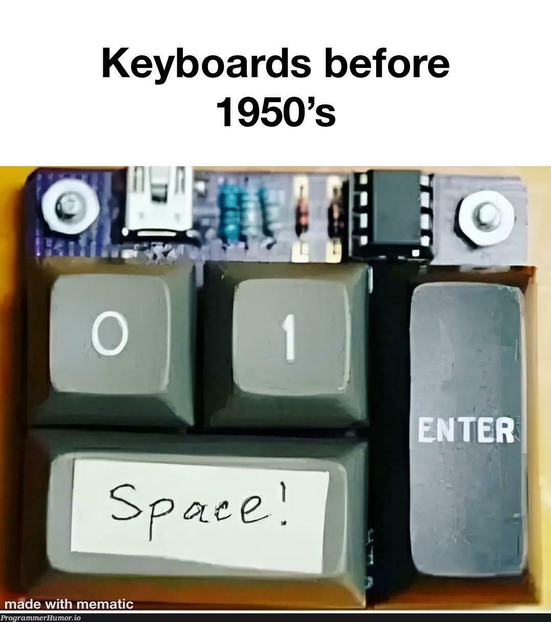 programmingLanguageWasInventedIn1950s | programming-memes, program-memes, rds-memes, language-memes | ProgrammerHumor.io