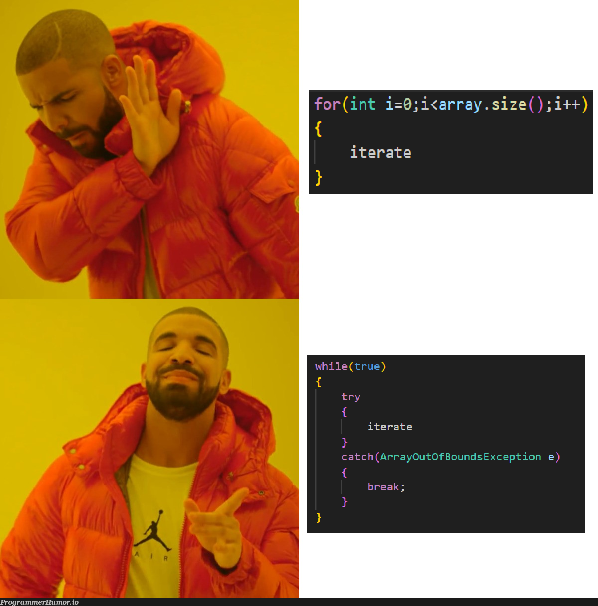 thisHappenedAtMyCompany | array-memes, try-memes, catch-memes | ProgrammerHumor.io