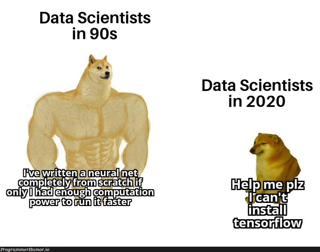 I'm a 90s kid and I still face this issue! | data-memes, data scientist-memes | ProgrammerHumor.io