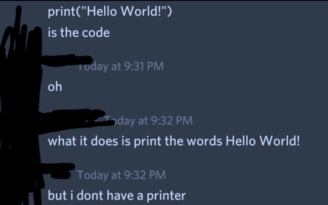 No printer | code-memes, IT-memes, rds-memes | ProgrammerHumor.io