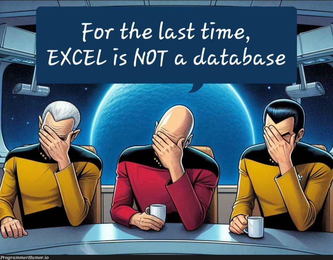 theEnterprisePrefersMongoDB | data-memes, excel-memes, database-memes, mongodb-memes, mongo-memes | ProgrammerHumor.io