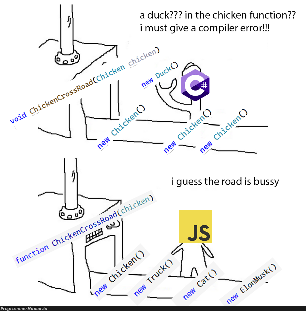 whyWeHadToCreateJS | function-memes, error-memes, compiler-memes | ProgrammerHumor.io