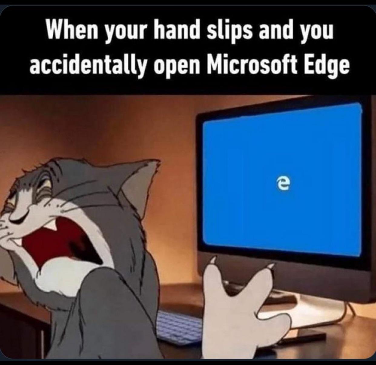 msEdge | microsoft-memes, edge-memes, ide-memes | ProgrammerHumor.io