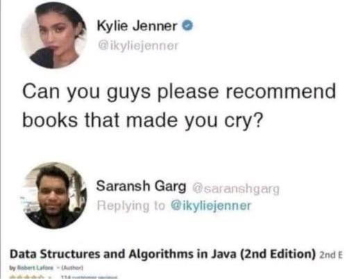 The tears I have cried… | java-memes, data structures-memes, data-memes, algorithm-memes, algorithms-memes | ProgrammerHumor.io