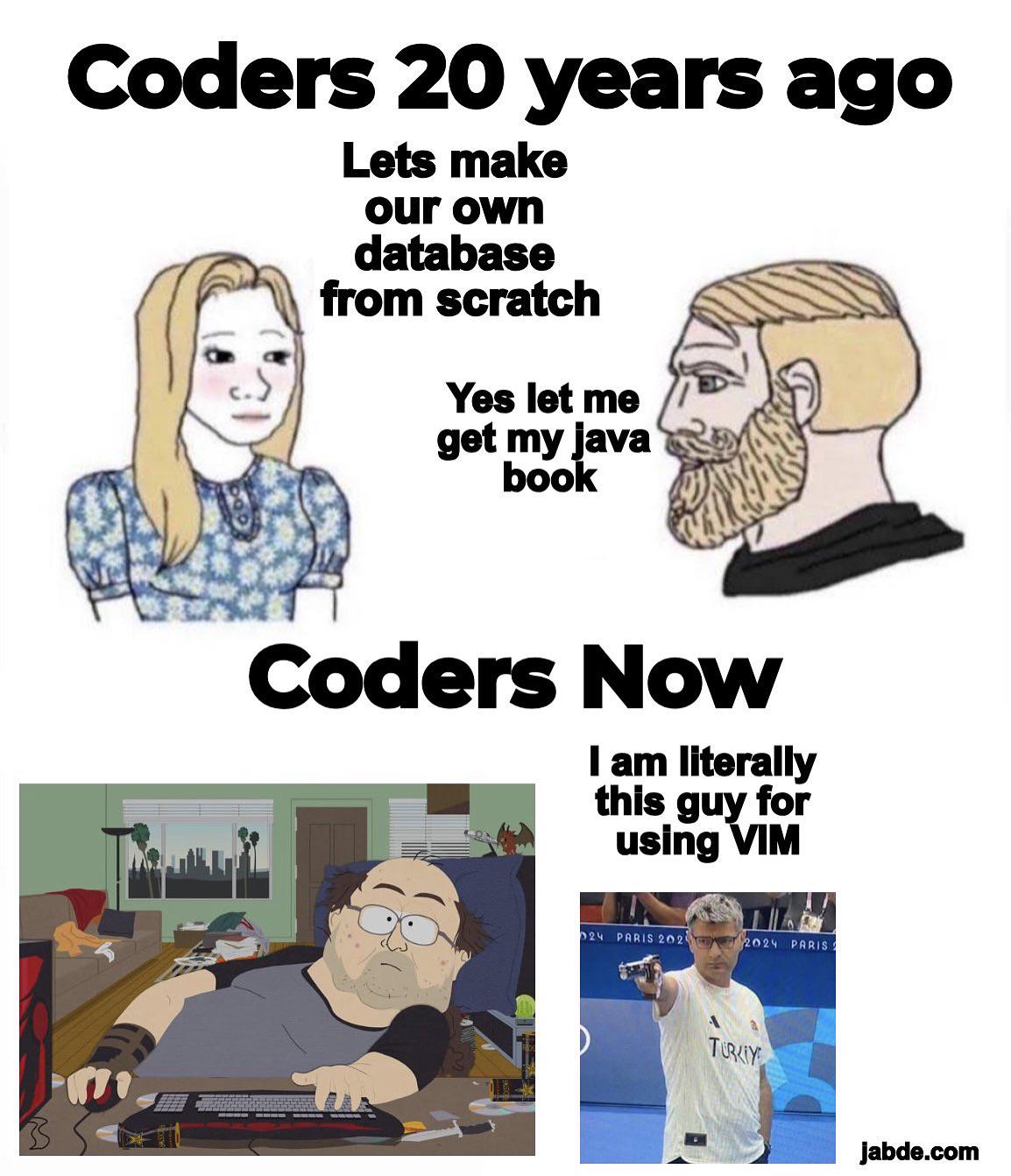 finallyCavingAndMakingATurkishShooterMeme | code-memes, java-memes, coder-memes, vim-memes, data-memes, database-memes | ProgrammerHumor.io