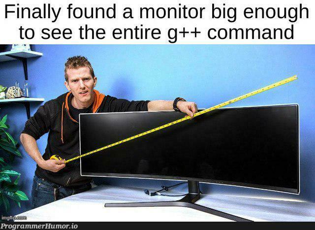 finallyAMonitorICanUse | command-memes, monitor-memes | ProgrammerHumor.io